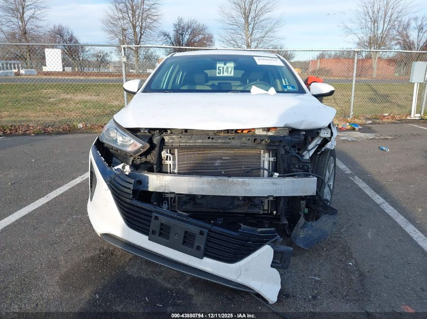 2018 Hyundai Ioniq Hybrid Blue VIN: KMHC65LC1JU087220 Lot: 43880794