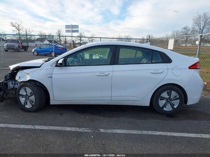 2018 Hyundai Ioniq Hybrid Blue VIN: KMHC65LC1JU087220 Lot: 43880794