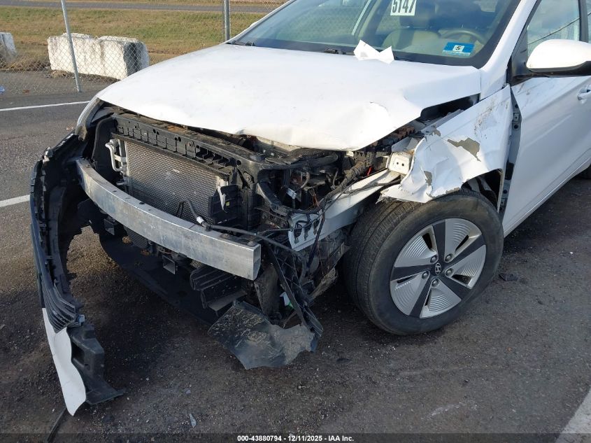 2018 Hyundai Ioniq Hybrid Blue VIN: KMHC65LC1JU087220 Lot: 43880794