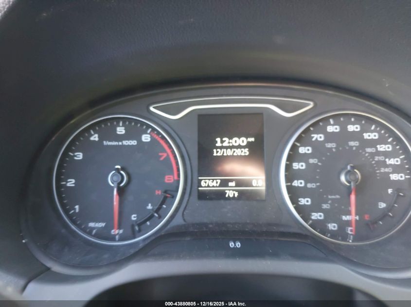 2020 Audi A3 Premium Plus 45 Tfsi S Line Quattro S Tronic VIN: WAUJEGFF0LA089090 Lot: 43880805