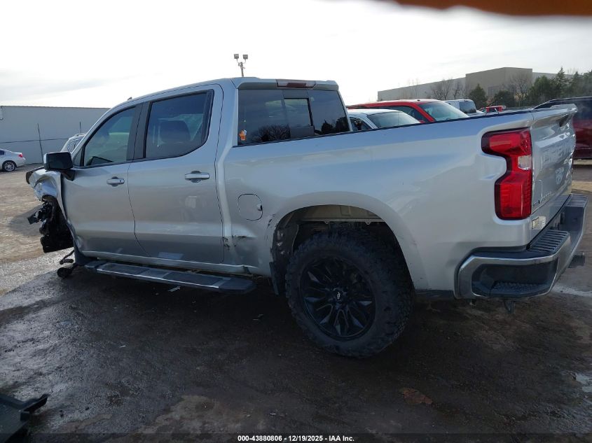 2022 Chevrolet Silverado 1500 Ltd 4Wd Short Bed Lt VIN: 3GCUYDED7NG112343 Lot: 43880806