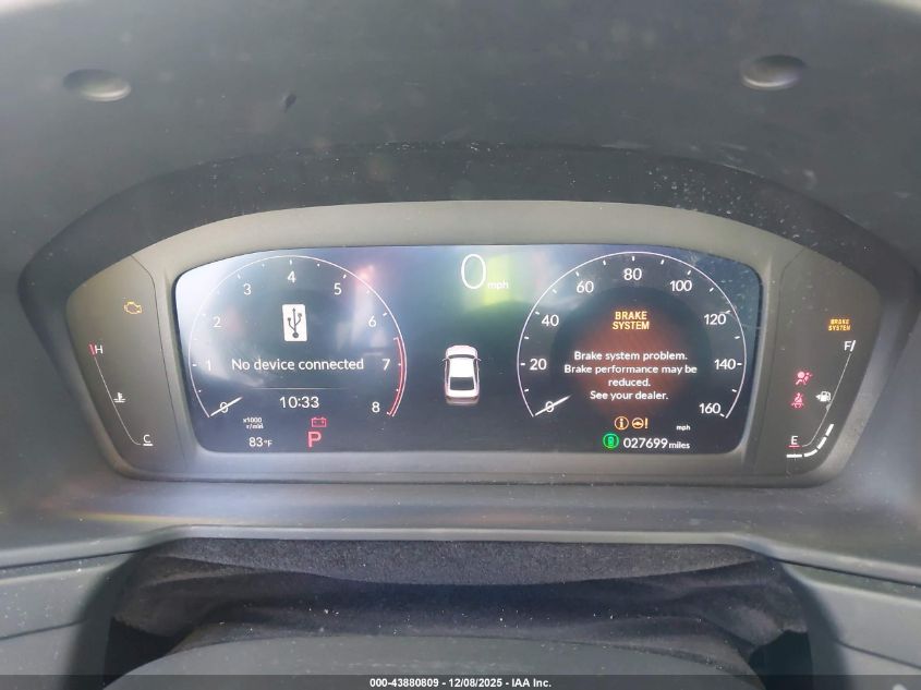 2023 Honda Accord Ex VIN: 1HGCY1F32PA034606 Lot: 43880809