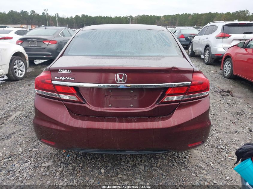 2013 Honda Civic Ex VIN: 19XFB2F81DE041120 Lot: 43880824