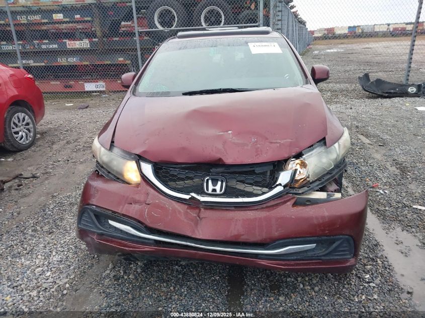 2013 Honda Civic Ex VIN: 19XFB2F81DE041120 Lot: 43880824