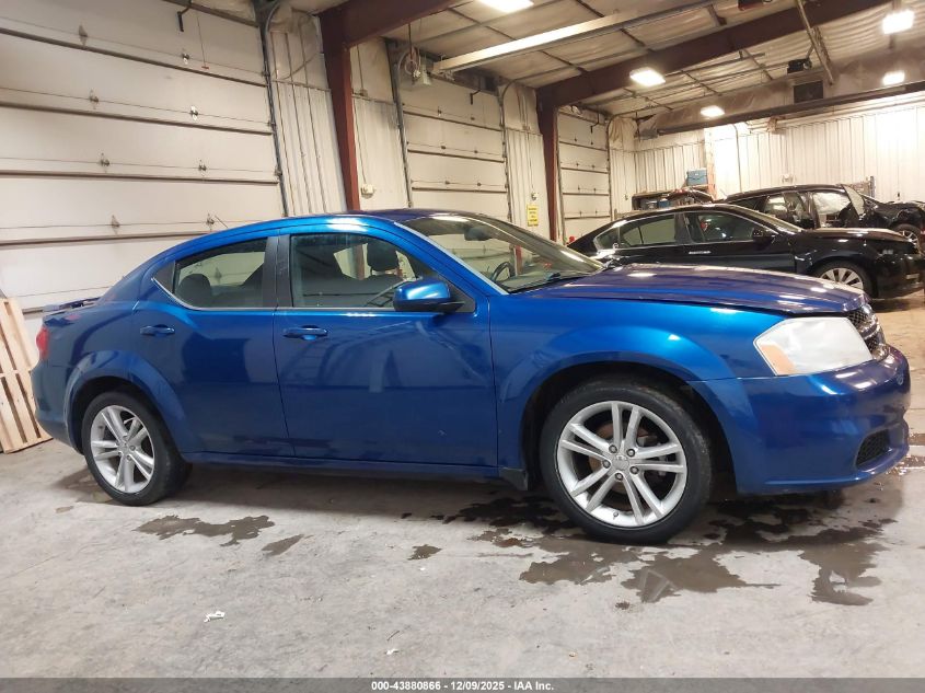 2012 Dodge Avenger Sxt VIN: 1C3CDZCB8CN183341 Lot: 43880866