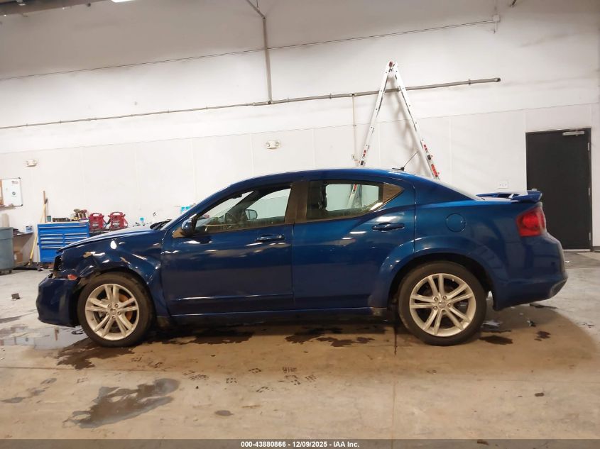 2012 Dodge Avenger Sxt VIN: 1C3CDZCB8CN183341 Lot: 43880866