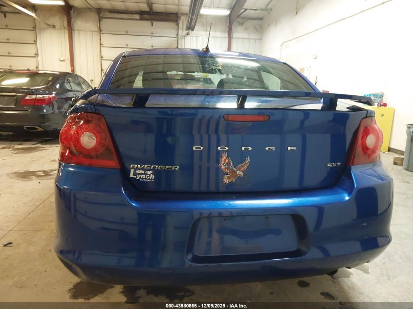 2012 Dodge Avenger Sxt VIN: 1C3CDZCB8CN183341 Lot: 43880866