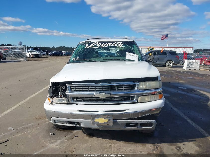 2001 Chevrolet Tahoe Lt VIN: 1GNEK13T51R110395 Lot: 43880870