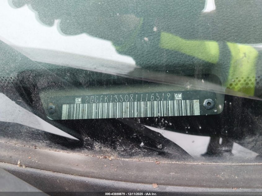 2008 Chevrolet Silverado 1500 Lt2 VIN: 2GCEK133081116312 Lot: 43880879