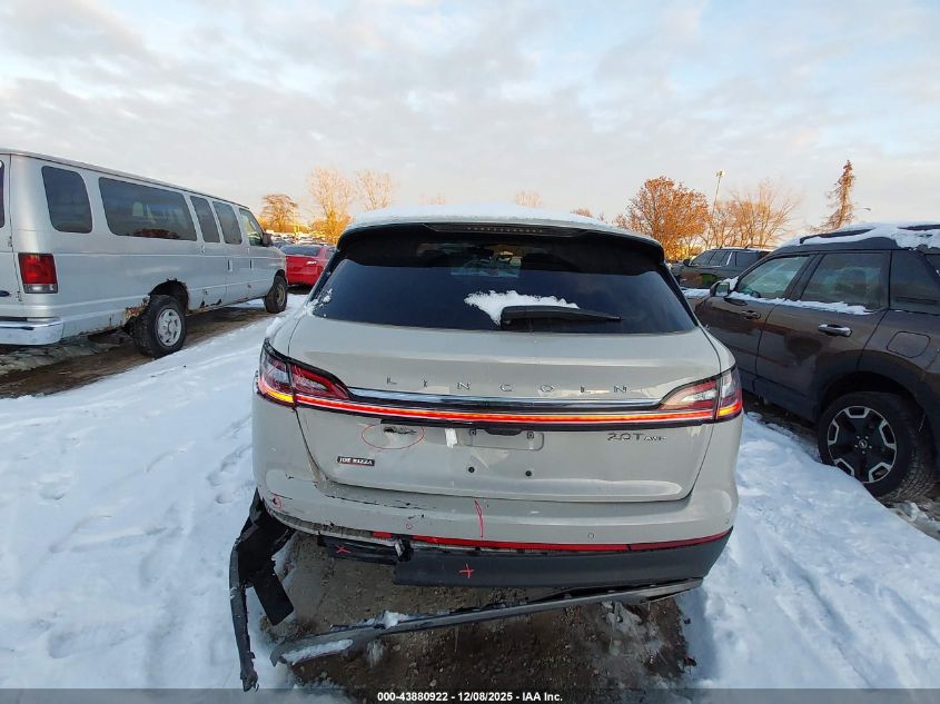2019 Lincoln Nautilus Select VIN: 2LMPJ8K90KBL46959 Lot: 43880922