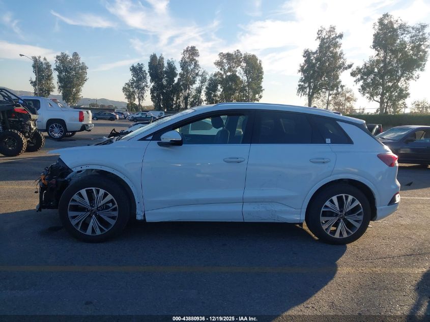 2023 Audi Q4 E-Tron Premium Plus 40 Rwd VIN: WA1BCBFZ0PP062334 Lot: 43880936