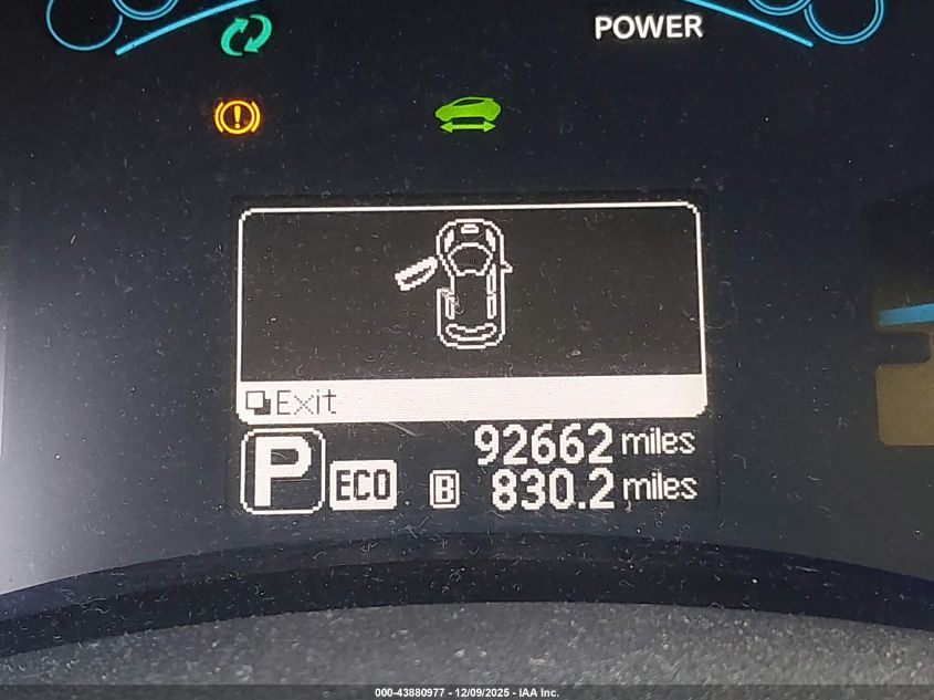 2015 Nissan Leaf S VIN: 1N4AZ0CP2FC307475 Lot: 43880977