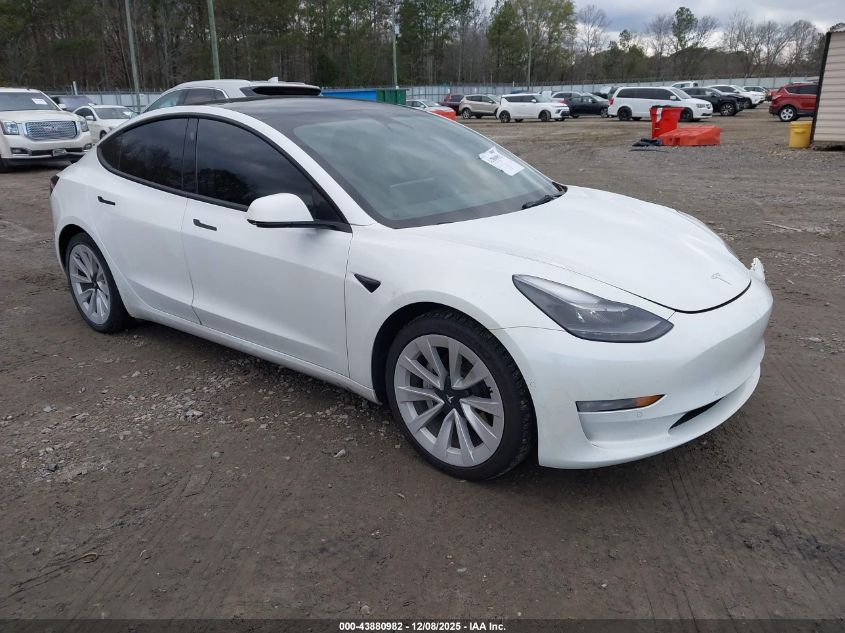 TESLA MODEL 3 REAR-WHEEL DRIVE