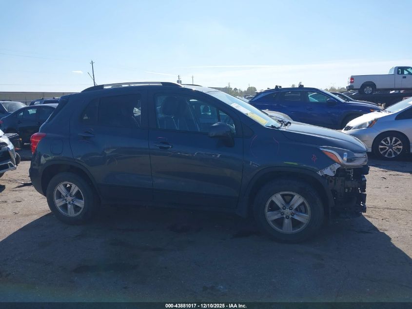 2021 Chevrolet Trax Awd Lt VIN: KL7CJPSB6MB325633 Lot: 43881017
