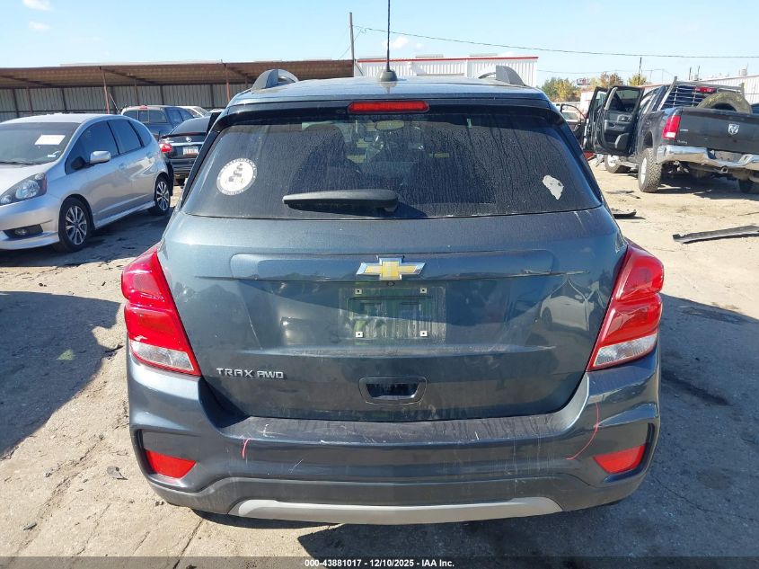 2021 Chevrolet Trax Awd Lt VIN: KL7CJPSB6MB325633 Lot: 43881017