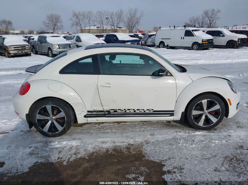 2013 Volkswagen Beetle Turbo VIN: 3VW4A7AT8DM655393 Lot: 43881022