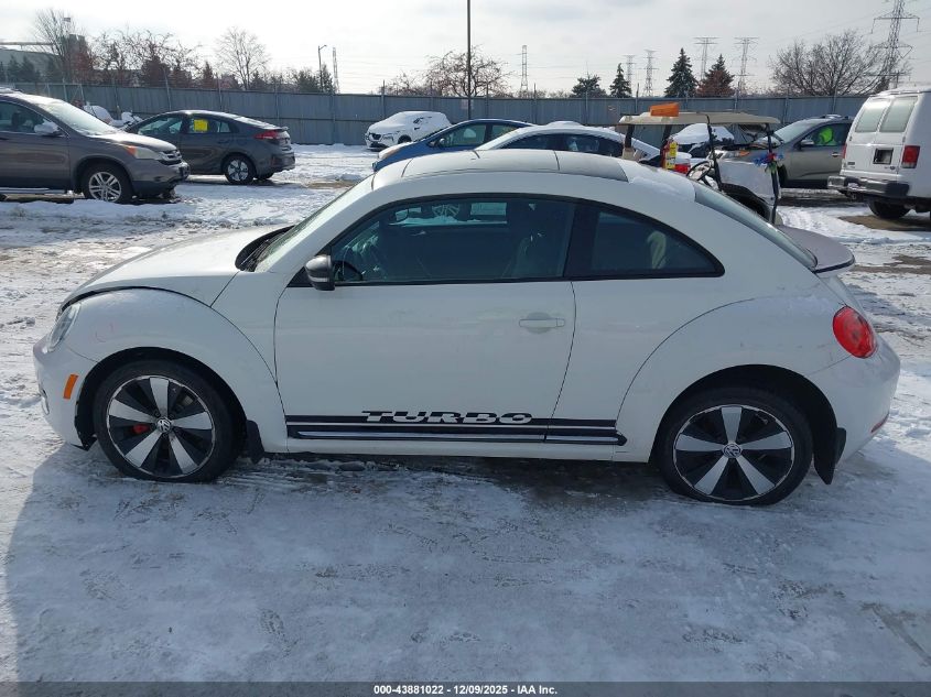 2013 Volkswagen Beetle Turbo VIN: 3VW4A7AT8DM655393 Lot: 43881022