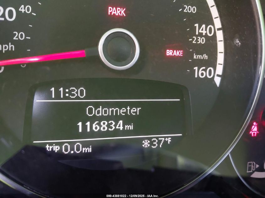 2013 Volkswagen Beetle Turbo VIN: 3VW4A7AT8DM655393 Lot: 43881022