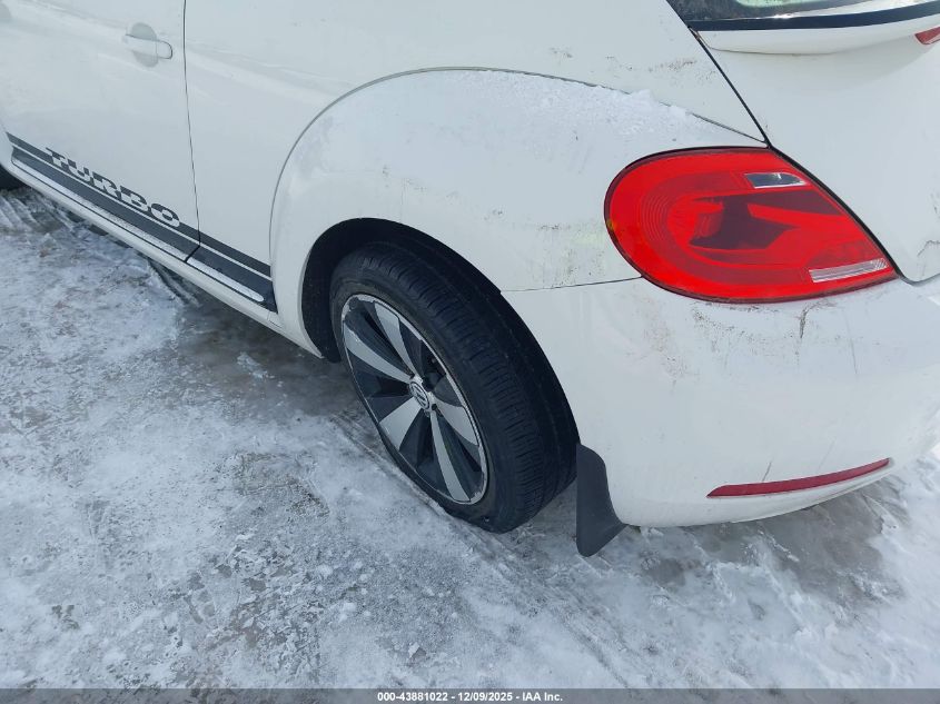 2013 Volkswagen Beetle Turbo VIN: 3VW4A7AT8DM655393 Lot: 43881022