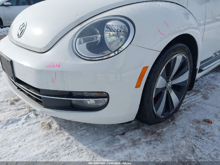 2013 Volkswagen Beetle Turbo VIN: 3VW4A7AT8DM655393 Lot: 43881022