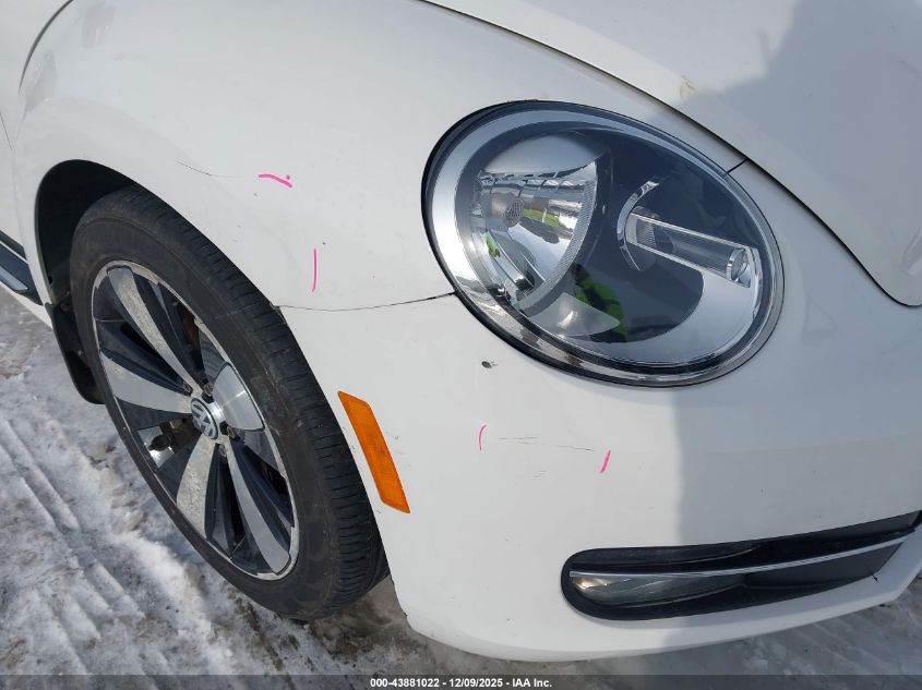 2013 Volkswagen Beetle Turbo VIN: 3VW4A7AT8DM655393 Lot: 43881022