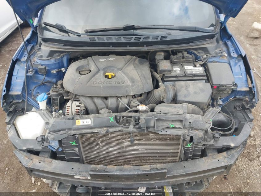 2016 Hyundai Elantra Value Edition VIN: 5NPDH4AE1GH730234 Lot: 43881035