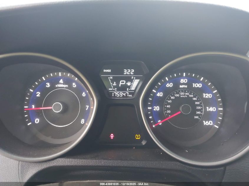 2016 Hyundai Elantra Value Edition VIN: 5NPDH4AE1GH730234 Lot: 43881035