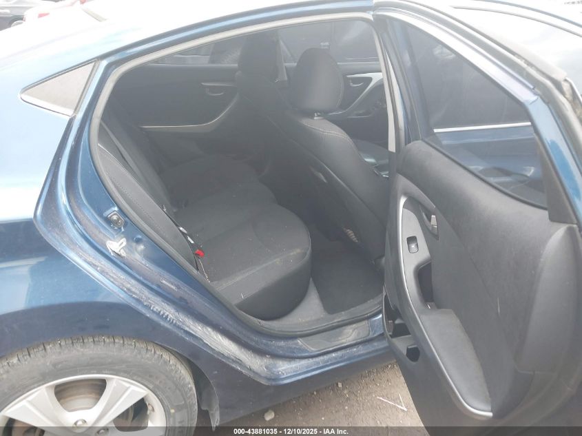 2016 Hyundai Elantra Value Edition VIN: 5NPDH4AE1GH730234 Lot: 43881035