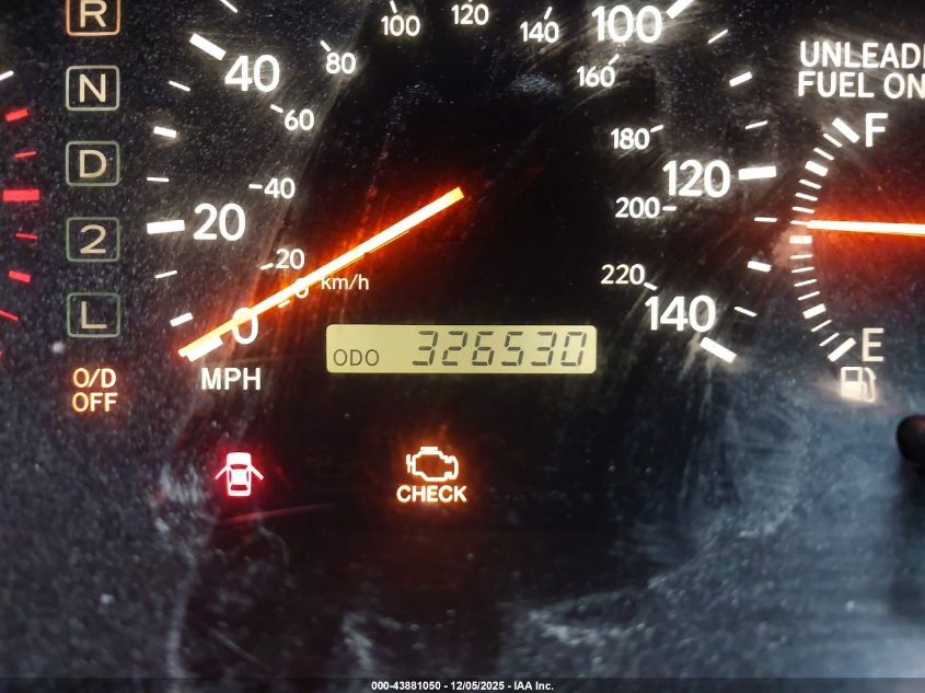 1997 Lexus Es 300 VIN: JT8BF22G2V0011827 Lot: 43881050