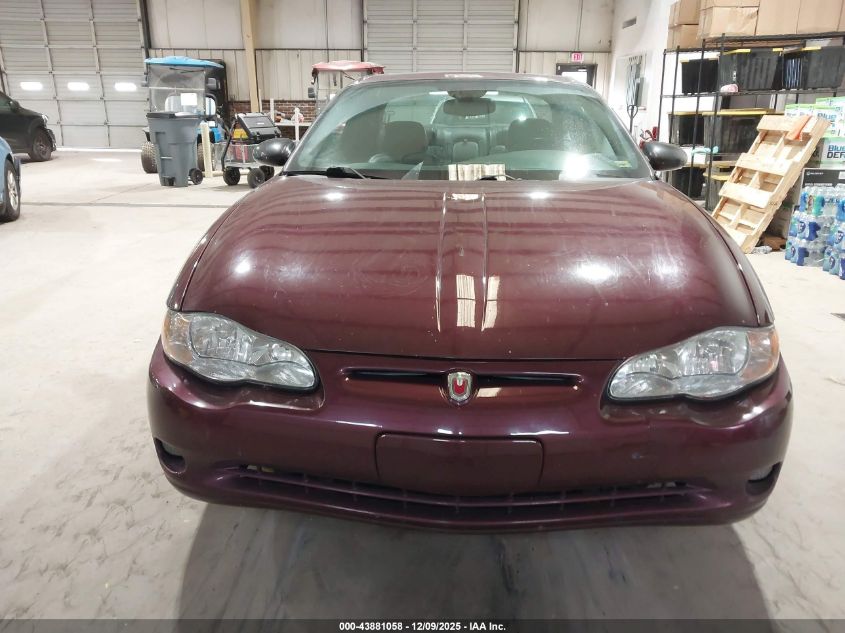 2004 Chevrolet Monte Carlo Ss VIN: 2G1WX12KX49308646 Lot: 43881058