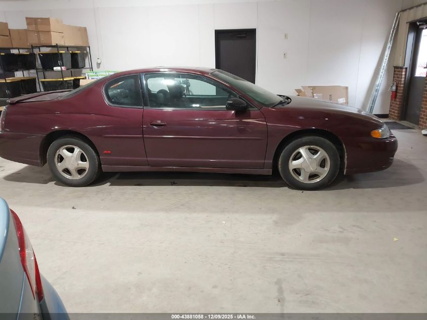 2004 Chevrolet Monte Carlo Ss VIN: 2G1WX12KX49308646 Lot: 43881058