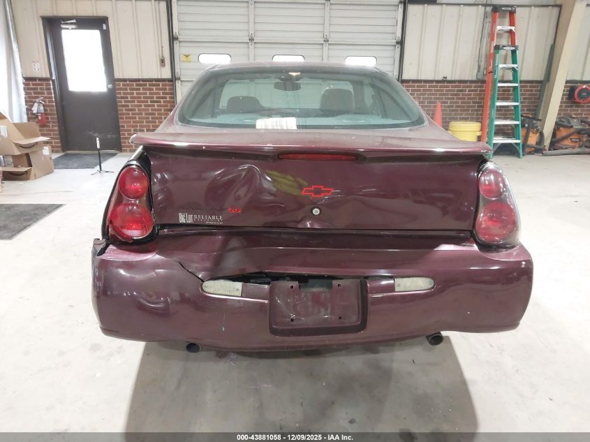 2004 Chevrolet Monte Carlo Ss VIN: 2G1WX12KX49308646 Lot: 43881058