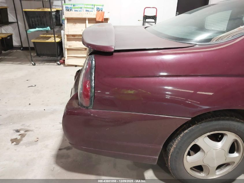 2004 Chevrolet Monte Carlo Ss VIN: 2G1WX12KX49308646 Lot: 43881058