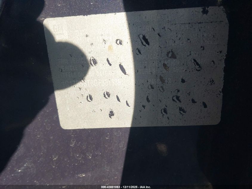 2016 Chevrolet Malibu Ls VIN: 1G1ZB5ST0GF301339 Lot: 43881063