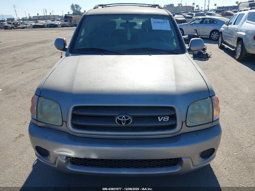 2004 Toyota Sequoia Sr5 V8 VIN: 5TDZT34A34S231349 Lot: 43881077