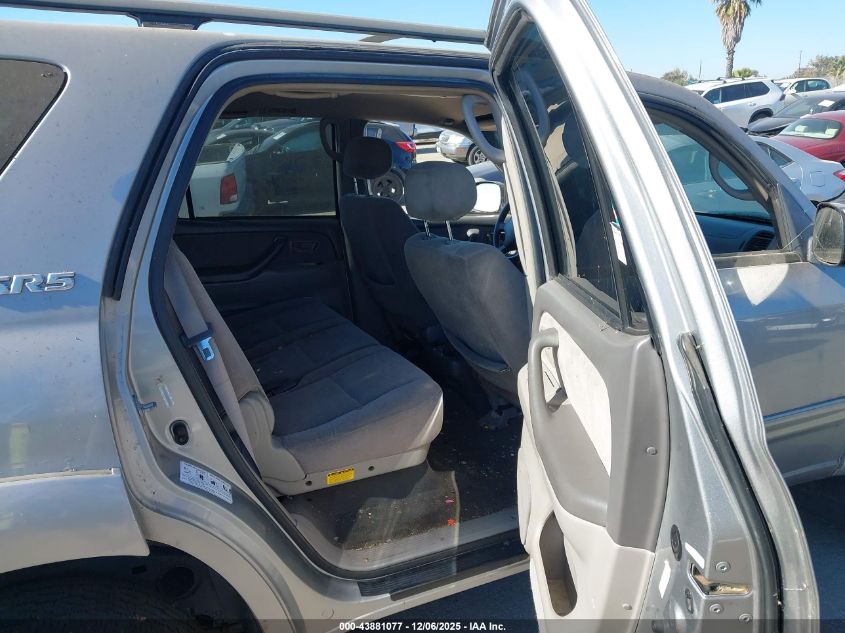 2004 Toyota Sequoia Sr5 V8 VIN: 5TDZT34A34S231349 Lot: 43881077