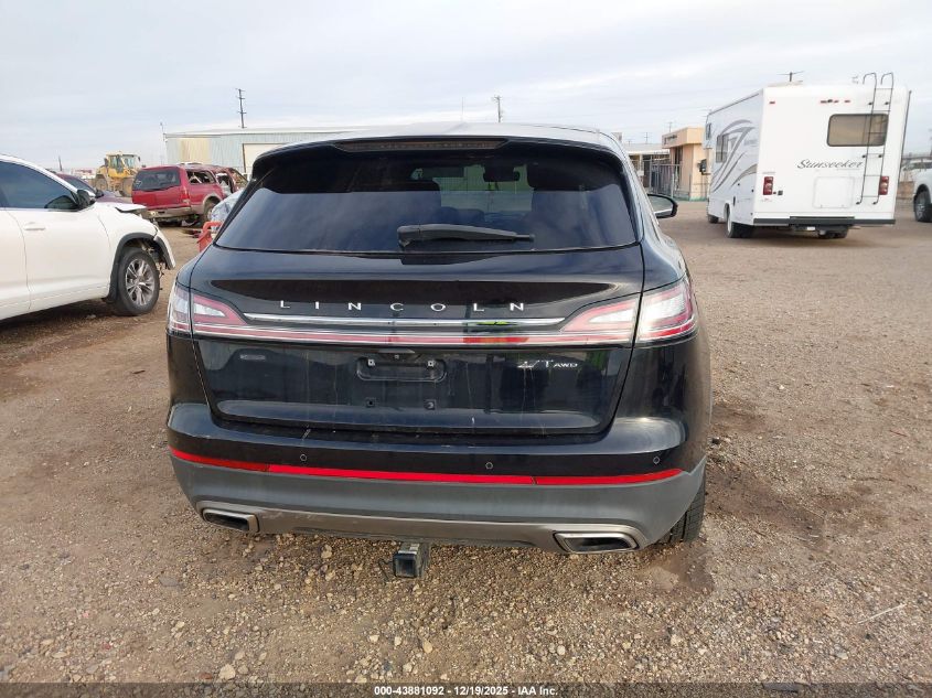 2019 Lincoln Nautilus Black Label VIN: 2LMPJ9JP5KBL31119 Lot: 43881092
