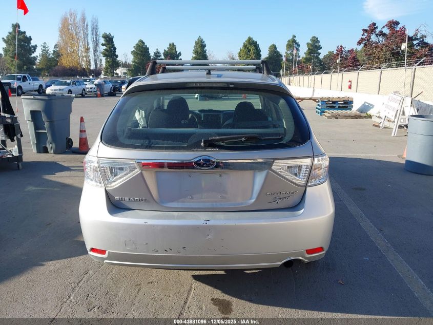 2009 Subaru Impreza Outback Sport VIN: JF1GH63629H811040 Lot: 43881096