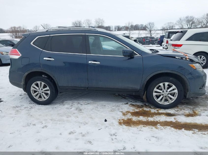 2016 Nissan Rogue Sv VIN: JN8AT2MV9GW147023 Lot: 43881102
