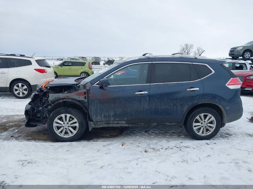 2016 Nissan Rogue Sv VIN: JN8AT2MV9GW147023 Lot: 43881102