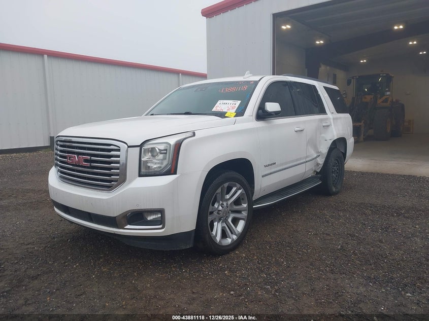 Vin: 1gks1bkc2jr307132, lot: 44376670, gmc yukon slt 20182