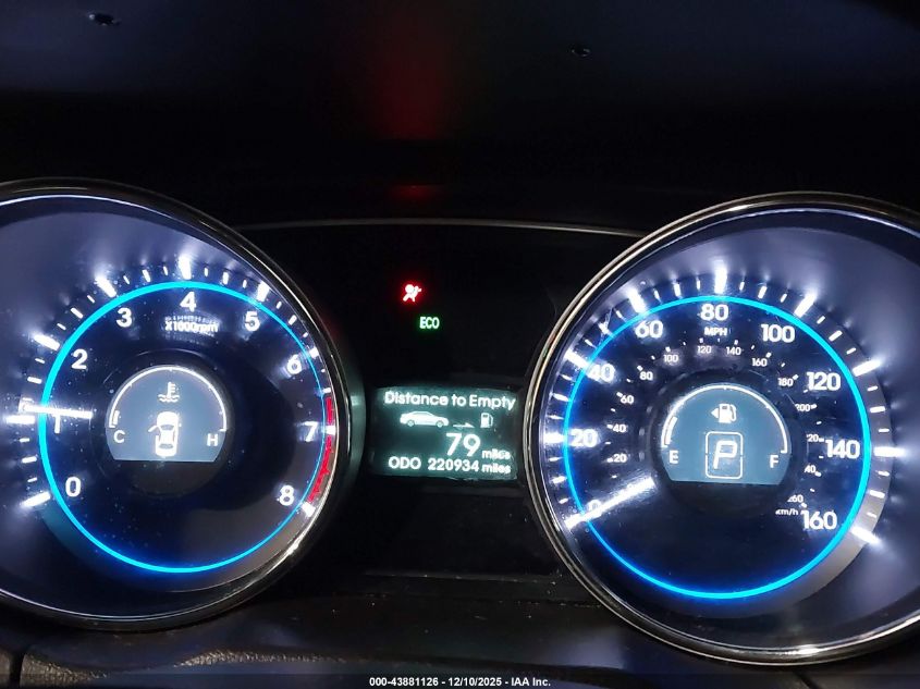 2013 Hyundai Sonata Gls VIN: 5NPEB4AC2DH612273 Lot: 43881126