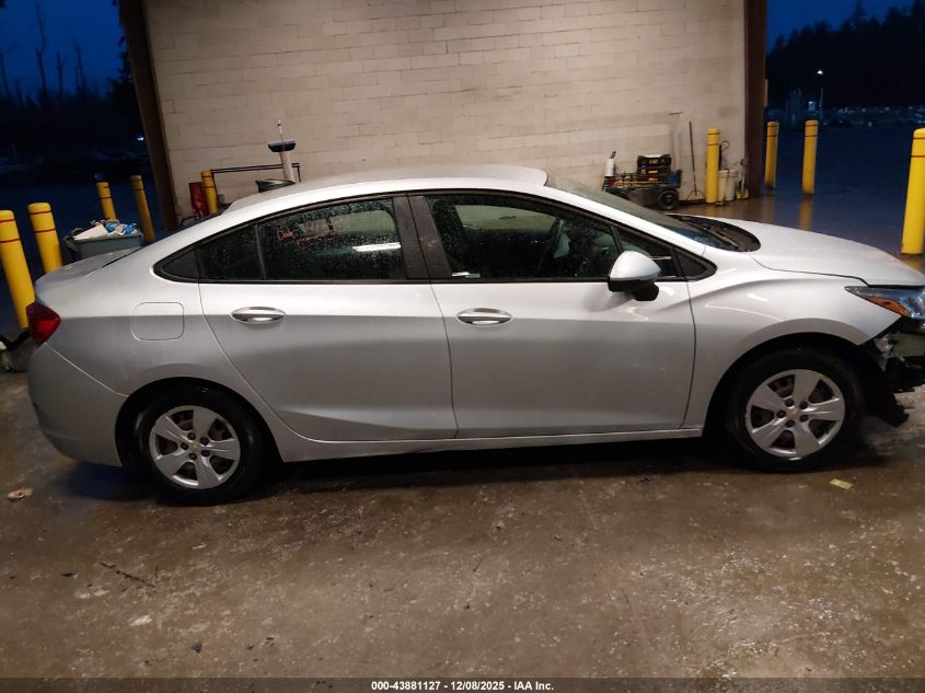 2016 Chevrolet Cruze Ls Auto VIN: 1G1BC5SM2G7301439 Lot: 43881127