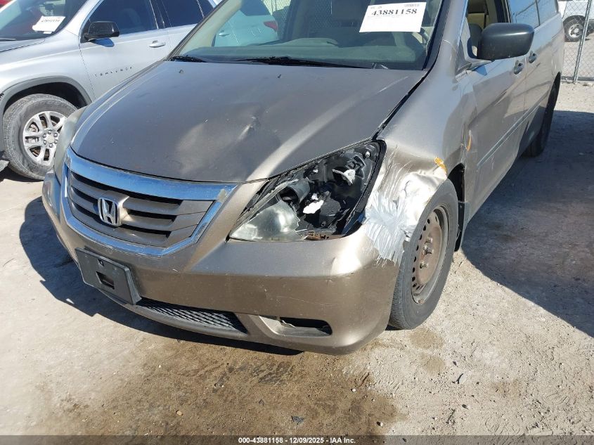 2009 Honda Odyssey Lx VIN: 5FNRL38269B025926 Lot: 43881158