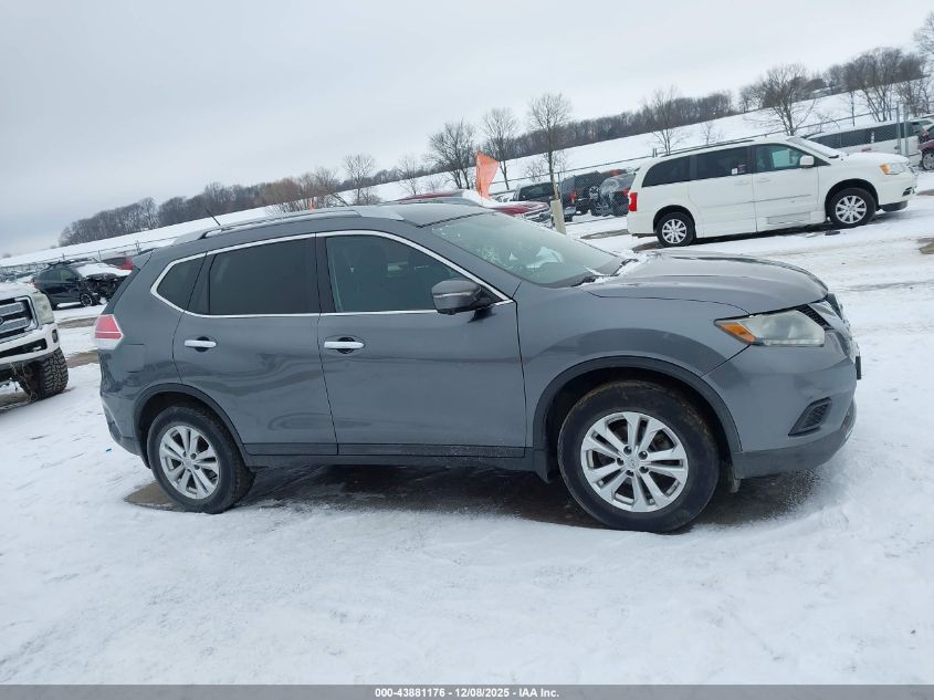 2015 Nissan Rogue Sv VIN: 5N1AT2MV8FC842536 Lot: 43881176