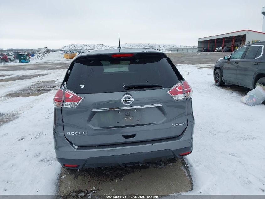 2015 Nissan Rogue Sv VIN: 5N1AT2MV8FC842536 Lot: 43881176