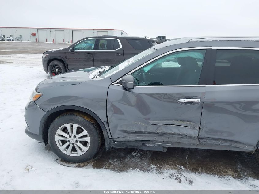 2015 Nissan Rogue Sv VIN: 5N1AT2MV8FC842536 Lot: 43881176