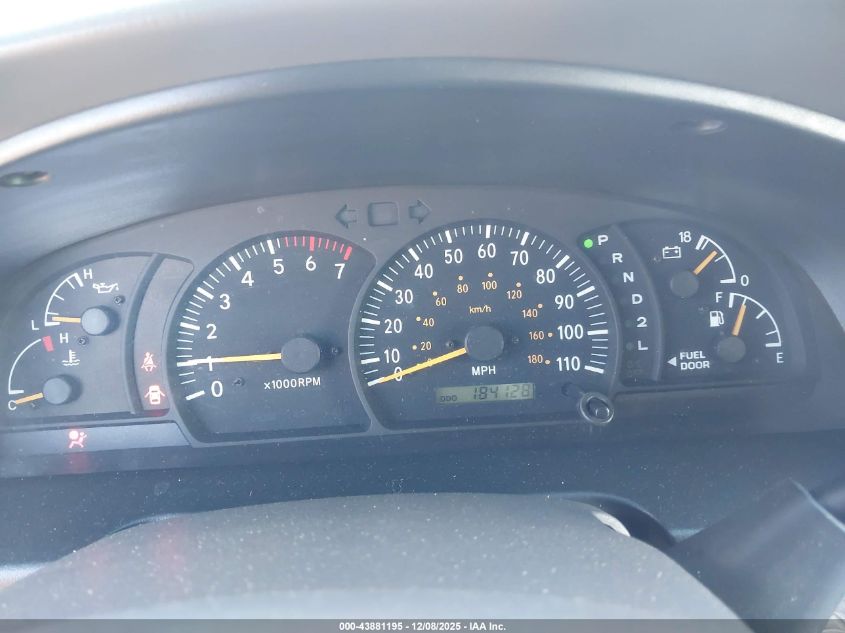 2002 Toyota Tundra Sr5 V8 VIN: 5TBBT44192S265258 Lot: 43881195