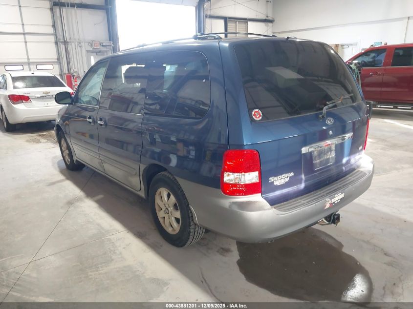 KNDUP131156618035 2005 KIA SEDONA photo no. 3