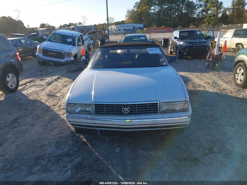 1991 Cadillac Allante VIN: 1G6VS3384MU126883 Lot: 43881222